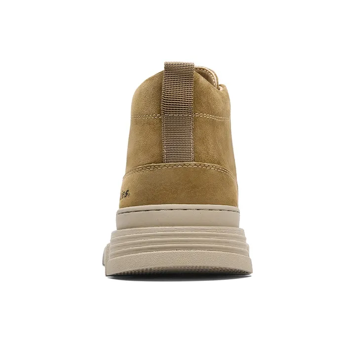 Dickies Minimalist Style Versatile Fleece Lined Workwear Outdoor Boots Men's Light Brown-3