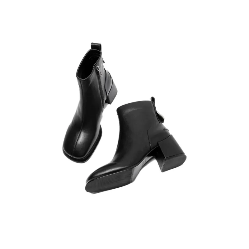Satchi Ankle Boots 7cm Women's Black-3