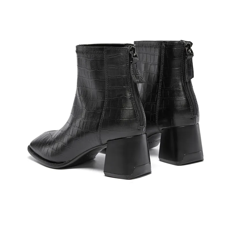ST&SAT Ankle Boots Women's Ecru/Black/Earth Black-16