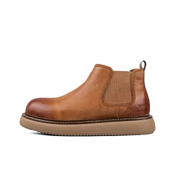 LOHAN·SIR Short Chelsea Boots Platform Men's