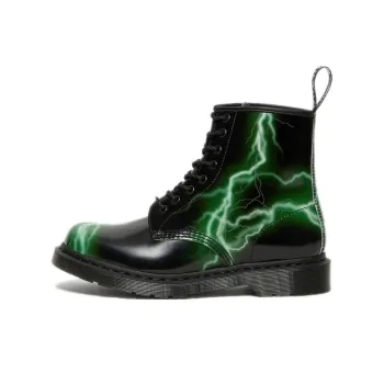 Dr.Martens Unisex 1460 Martin Boots Black/Green