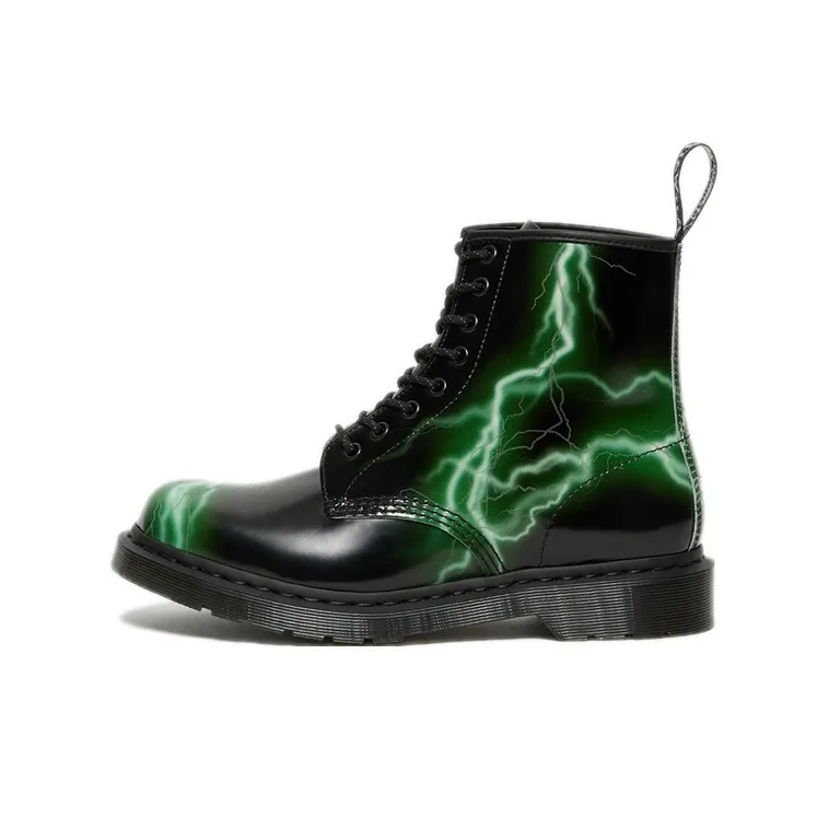 Dr.Martens Unisex 1460 Martin Boots Black/Green-0