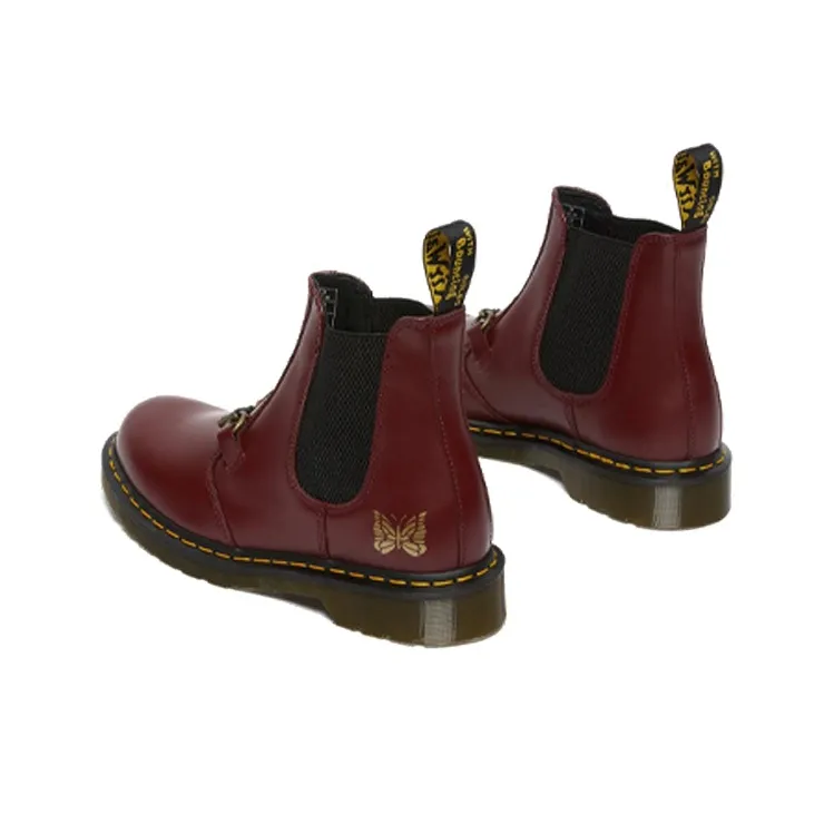 Dr. Martens 2976 Snaffle Chelsea Boots Needles Cherry Red-4