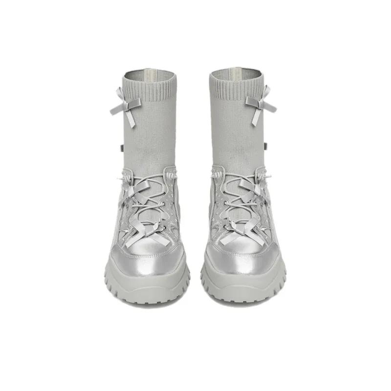 Tata Ankle Boots Women's Silver Gray-7