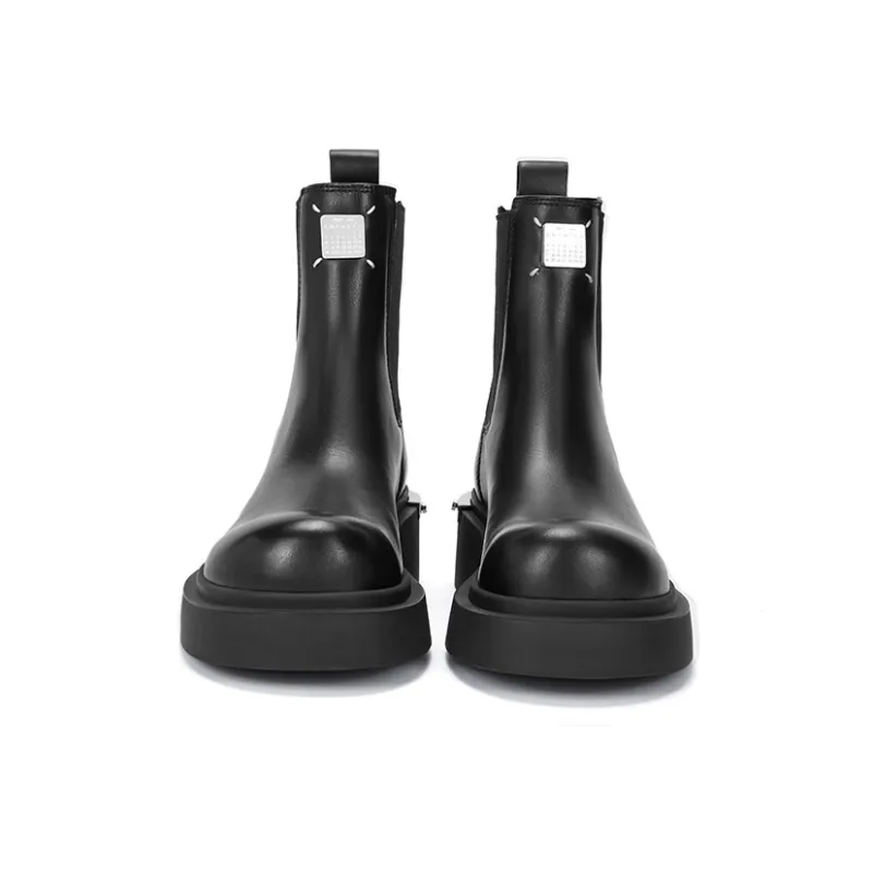CHERYKALLY Chelsea Boots 5cm Women's Ecru-9
