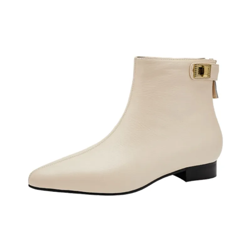 HARSON Ankle Boots Women's Brown/Black/Ecru-10