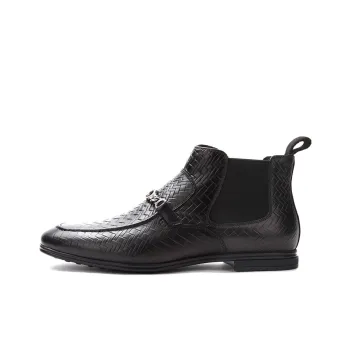 Satchi Chelsea Boots Men Black