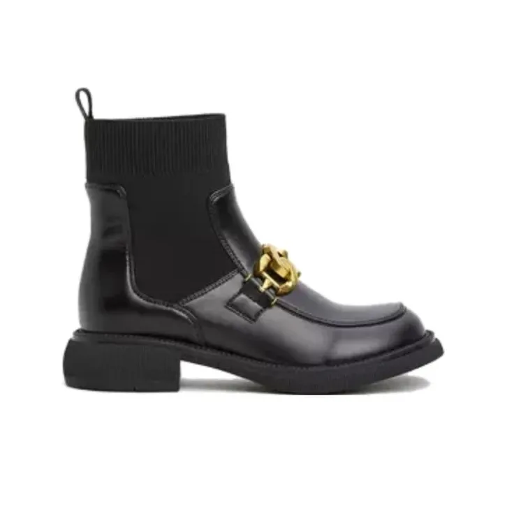 URBAN REVIVO Ankle Boots Women's Jet Black-1