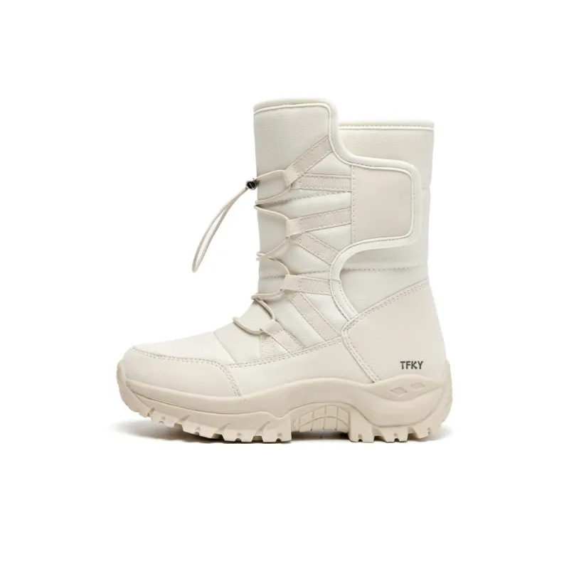 TFKY Warm Slip-Resistant Knee-High Snow Boots Men's-4