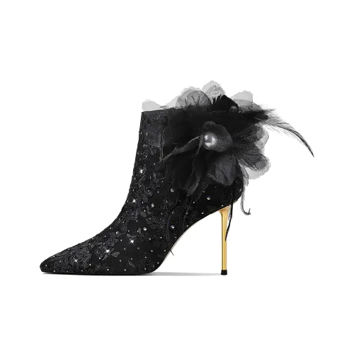 Hoov Ankle Boots 9cm Women's Black