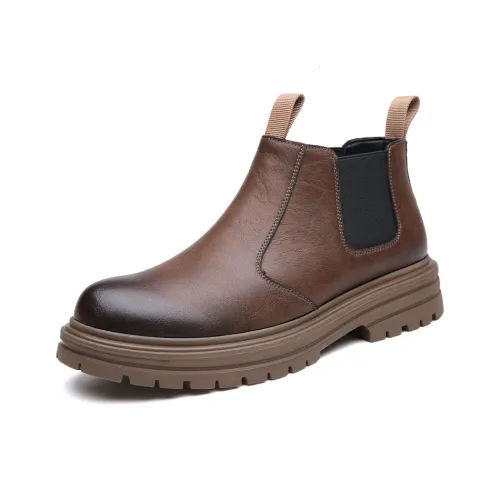 Mr. Thorn Tree Ankle Length Chelsea Boots Men's Brown