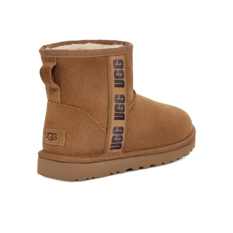 UGG Classic Mini Side Logo Ii Boot Chestnut Women's-3