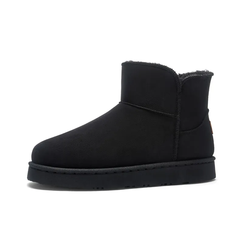 Warrior Thermal Height Increasing Abrasion Resistant Slip Resistant Crew Snow Boots Men's Black-1