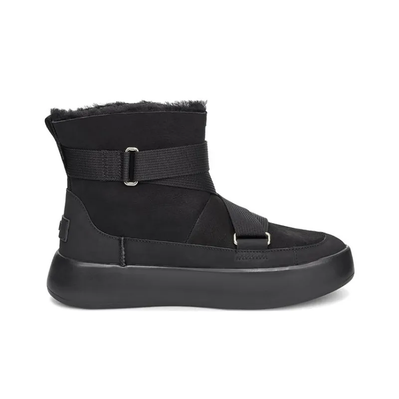 UGG Classic Boom Buckle Snow Boots Black Women's-1