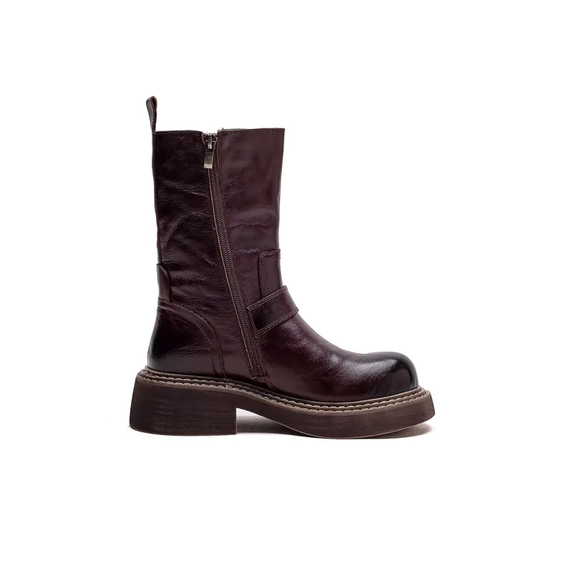 Yao Qia Ankle Boots 5cm Women's-3