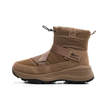 Warrior Warm And Wear Resistant Short Snow Boots Men's Brown