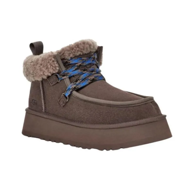 UGG Warm Short Snow Boots Women's Thundercloud Gray-2