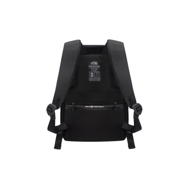 FX CREATIONS Polyester Backpack Medium Size Men's Black-3