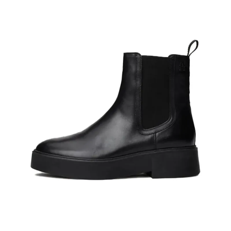 Tommy Hilfiger Short Chelsea Boots Women's Black-0