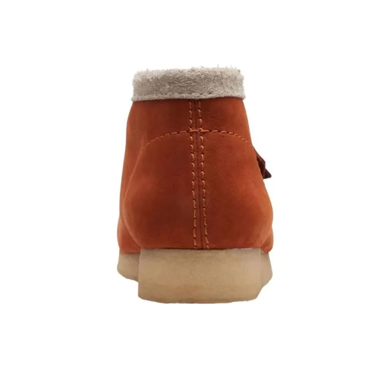 Clarks Originals Wallabee Boot Dark Orange Combination-3