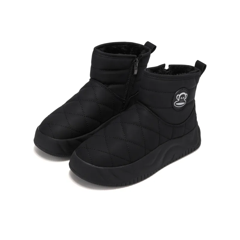 PAUL FRANK Thermal Abrasion Resistant Coverage Short Snow Boots Unisex-11