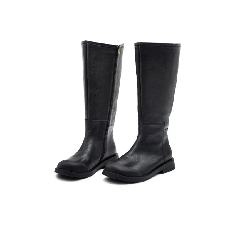 ARTMU Knee high Boots Women's Black/Coffee-2
