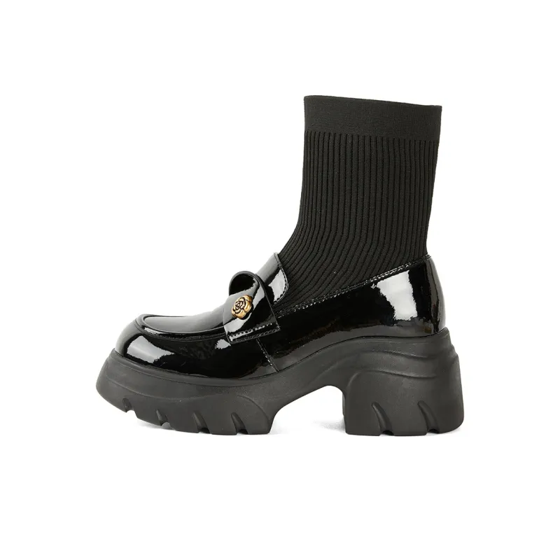 PT'SON Ankle Boots Women's Slim Boots-1