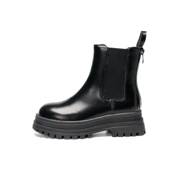 EXULL Q Short Chelsea Boots 5.5cm Women's Black