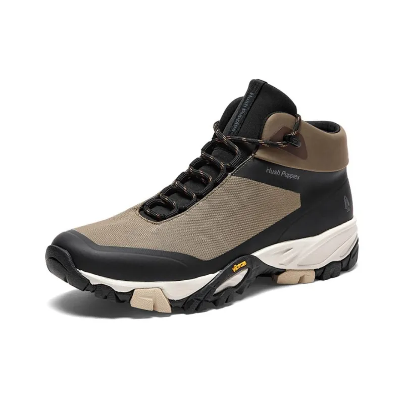 Hush Puppies Ankle Boots Men Black/Khaki-6