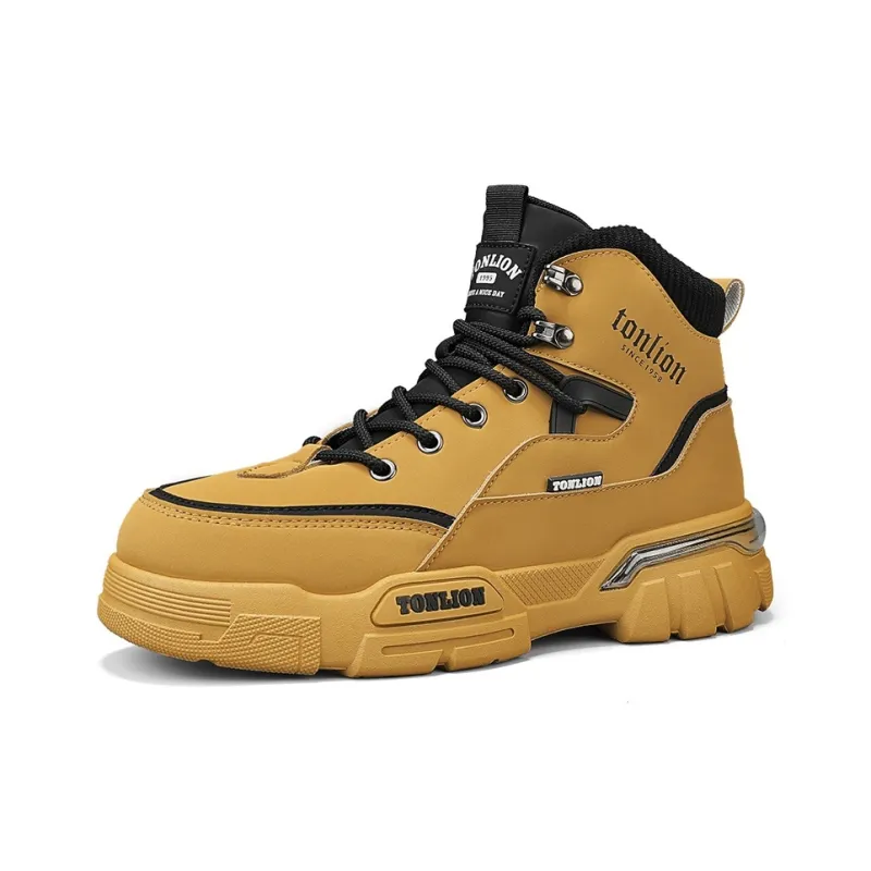 Tonlion Short Martin Boot Men's Earth Yellow-1