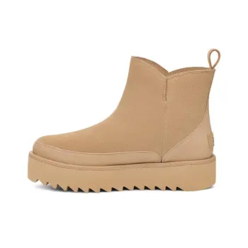 UGG Warm Height Increasing Short Snow Boots Women's Yellow