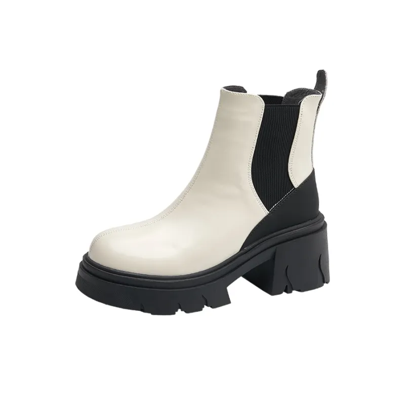 SANTA BARBARA POLO & RACQUET CLUB Short Chelsea Boots Women's Beige-0