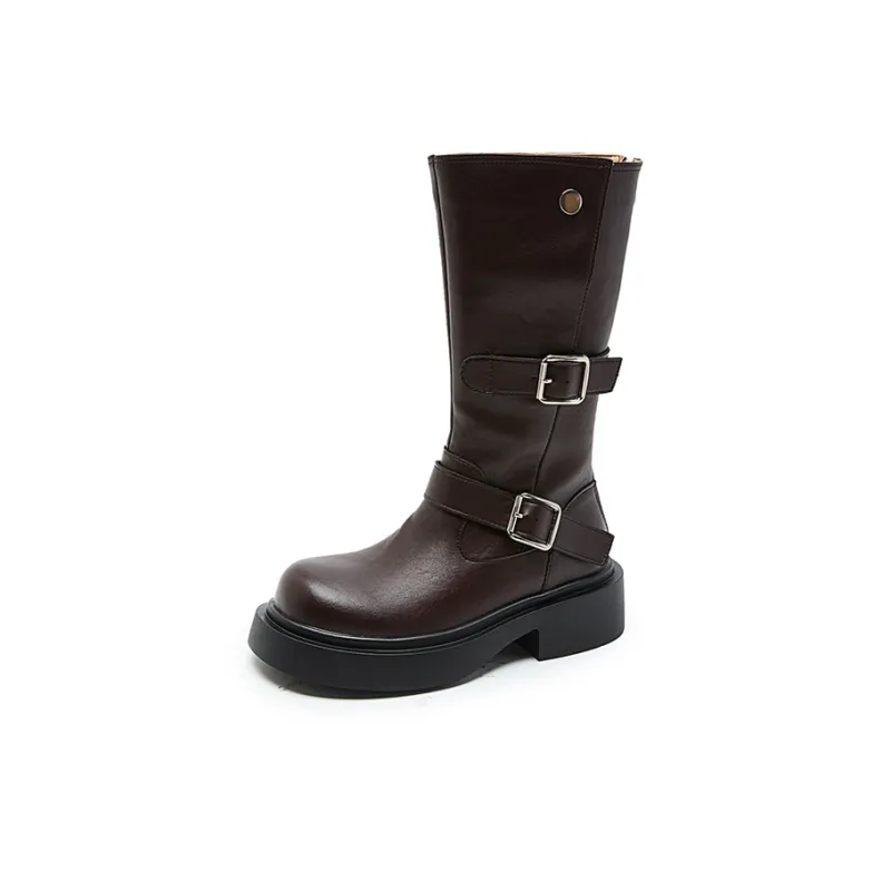 WESTLINK Ankle Boots Women's Coffee-12