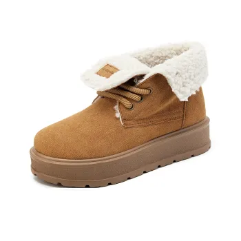 La Chapelle Warm And Wear Resistant Snow Boots Women's Camel