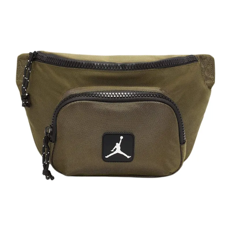 Jordan Polyester One Shoulder Crossbody Fanny Pack Unisex Olive-0
