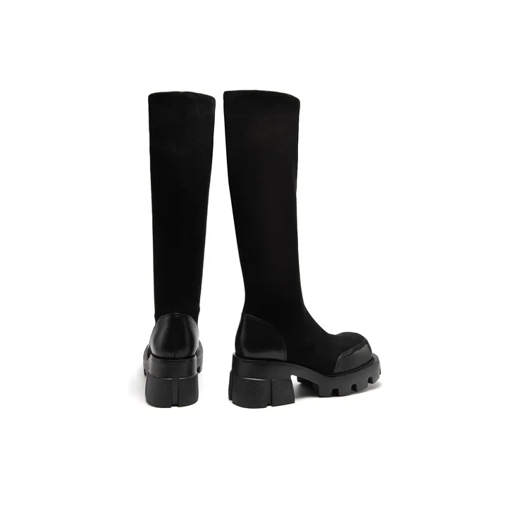 MIO Knee high Boots Women's Black-3