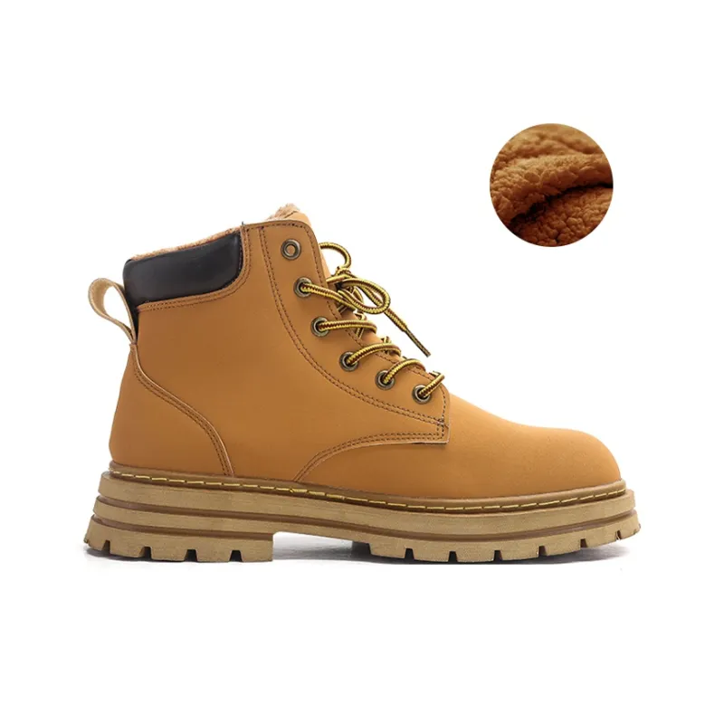 Jifffly Crew Martin Boot Unisex Camel-1