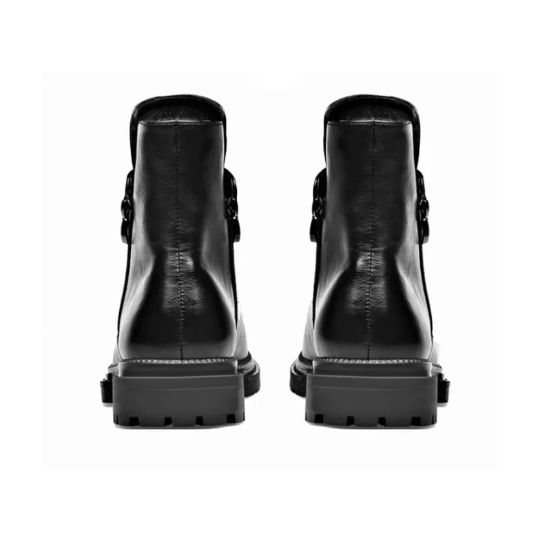 YEDANI Ankle Boots Men Black/Brown-3