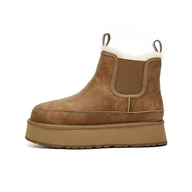 DAPHNE Abrasion-Resistant Short Snow Boots Women's-0
