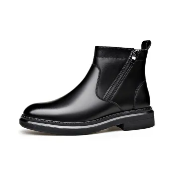 XIAOTOULANG Ankle Boots Men's Black