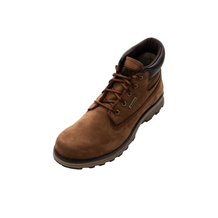 CAT Founder Wp Waterproof And Wear-resistant Short Outdoor Boots Men's Brown-2