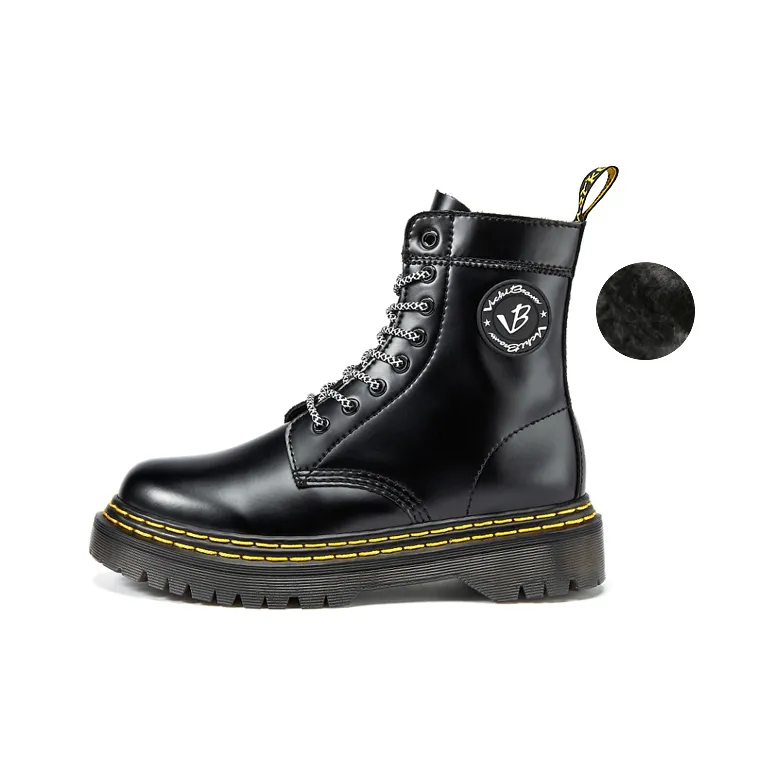 VICKI BROWN Jeans Martin Boot Unisex Black-6