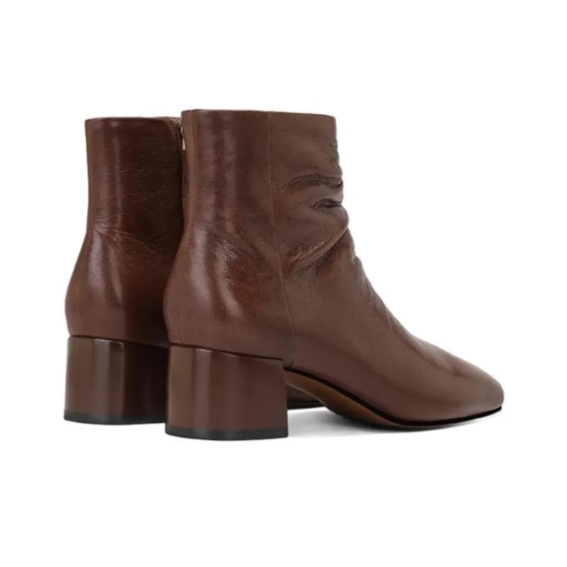 JESSICA SOPHIA Slim Boots Ankle Boots 4cm Women's-6