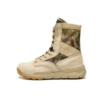 XIANGGUAN Warm Wear Resistant Cushioning Crew Outdoor Boots Unisex Sand