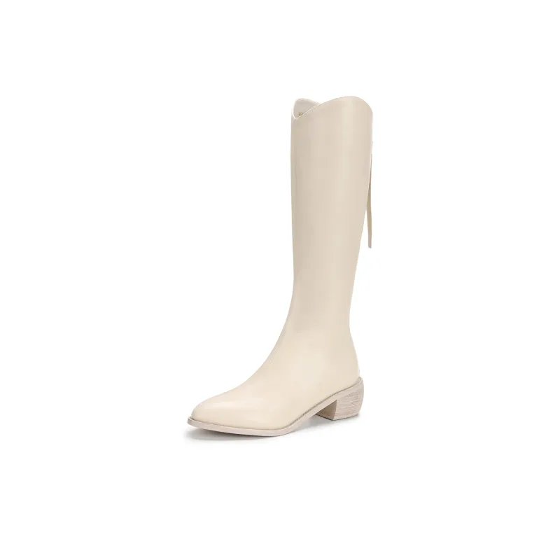 SATURDAY MODE Knee-high Boots 5cm Women's-3