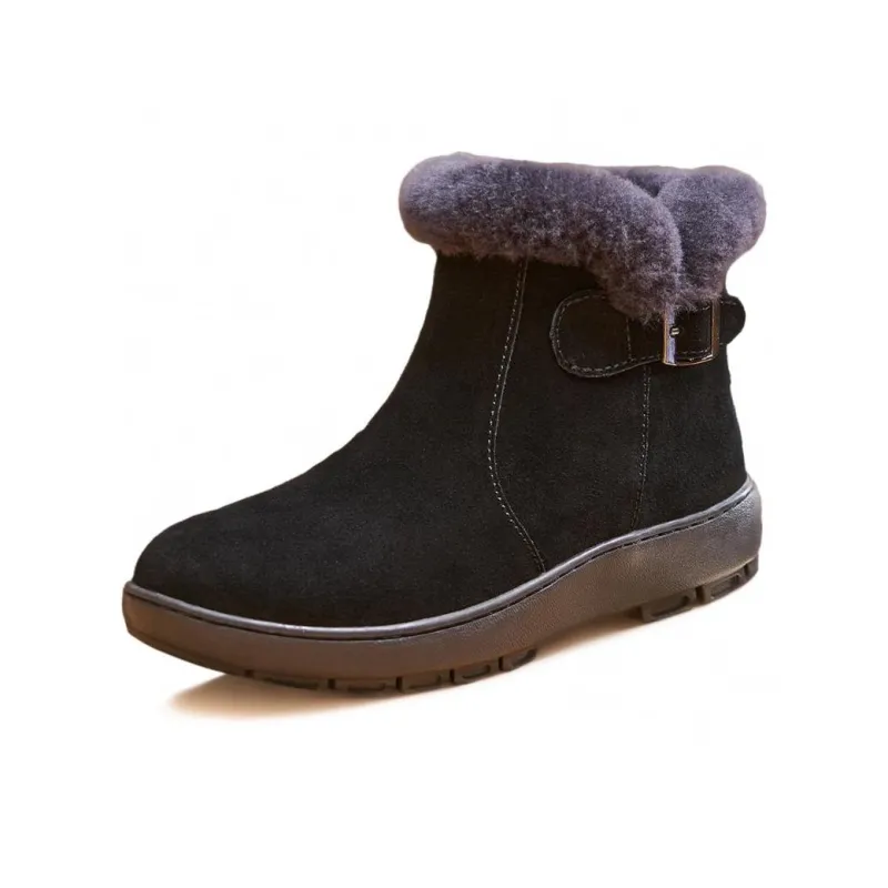 Devanro Warm Wear-Resistant Water-Resistant Slip-Resistant Short Snow Boots Women's-1