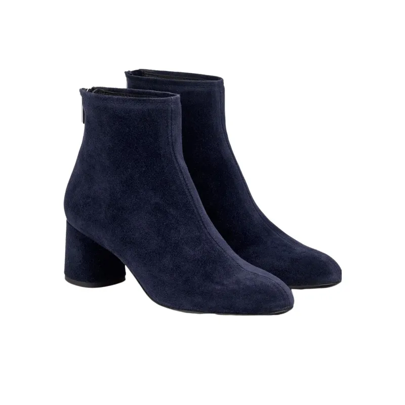 AGL Olga 50mm Velour Ankle Boots-2