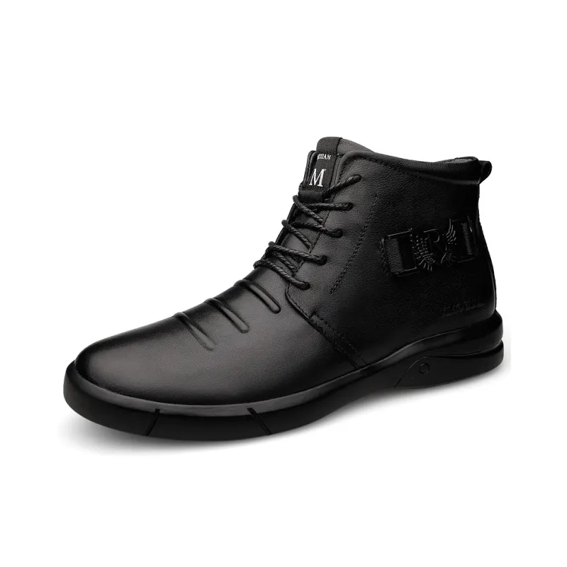 XIMO BULL Ankle Boots 3cm Men's Black-1