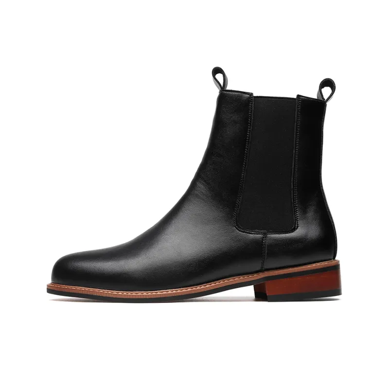 Aquarius Crew Chelsea Boots Men's Black-0