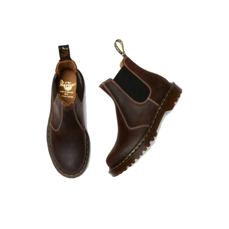 Dr.Martens Short Chelsea Boots Unisex Brown-4